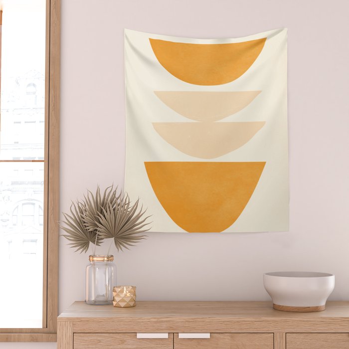 Abstract Shapes 36 Wall Tapestry Gallery Image 2
