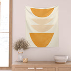 Abstract Shapes 36 Wall Tapestry Gallery Image 2