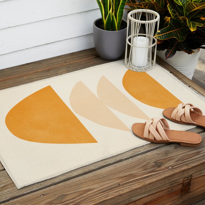 Abstract Shapes 36 Outdoor Rug Gallery Image 2