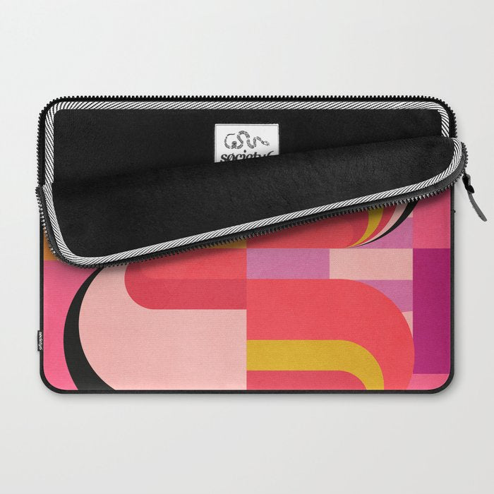 geometric abstract 251 Laptop Sleeve Gallery Image 2
