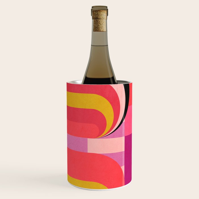 geometric abstract 251 Wine Chiller Gallery Image 3