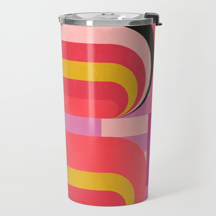 geometric abstract 251 Travel Mug Gallery Image 2