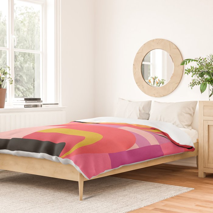 geometric abstract 251 Duvet Cover Gallery Image 2