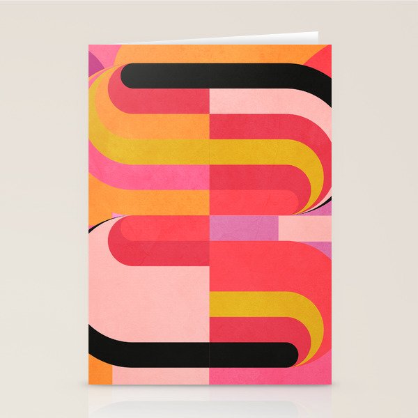 geometric abstract 251 Stationery Card Gallery Image 1