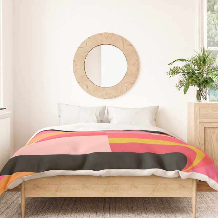geometric abstract 251 Duvet Cover Gallery Image 3