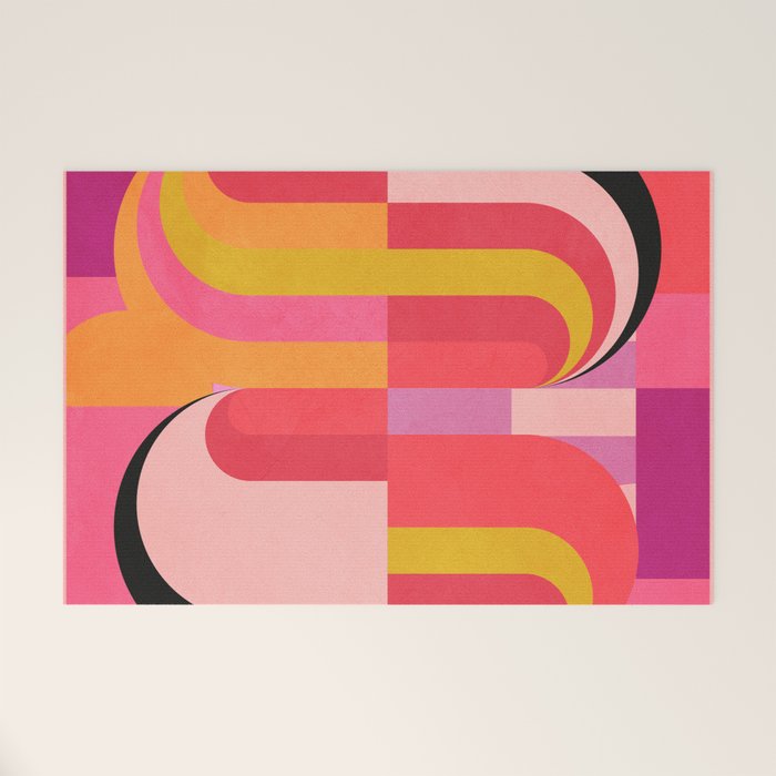 geometric abstract 251 Welcome Mat Gallery Image 1