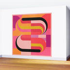 geometric abstract 251 Wall Mural Gallery Image 2