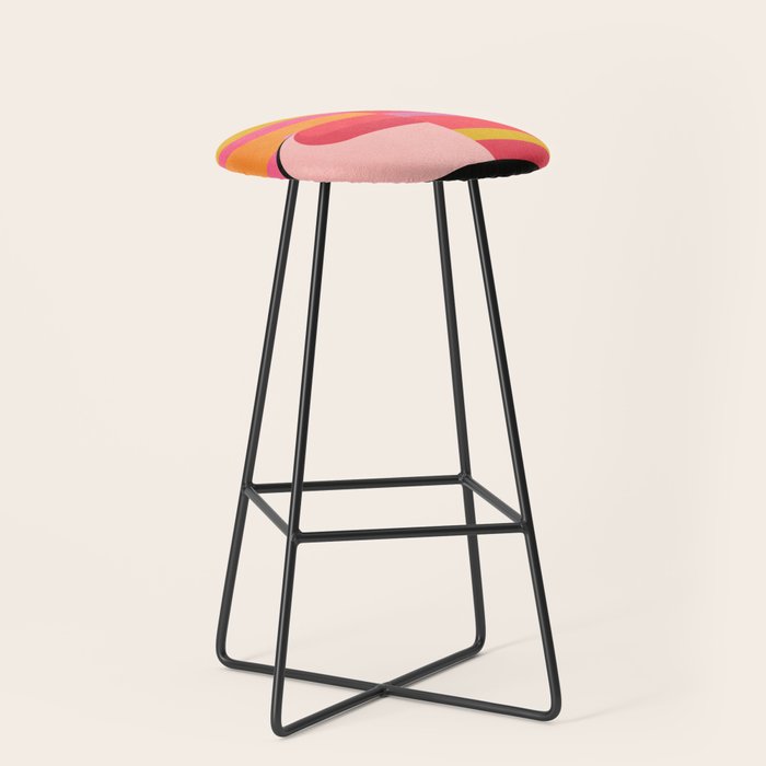 geometric abstract 251 Stool Gallery Image 1