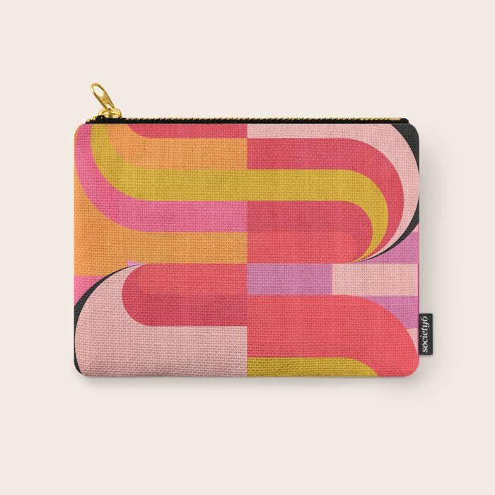 geometric abstract 251 Carry All Pouch Gallery Image 1