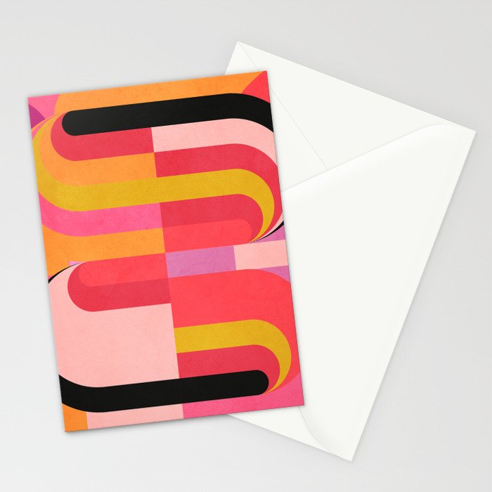 geometric abstract 251 Stationery Card Gallery Image 2
