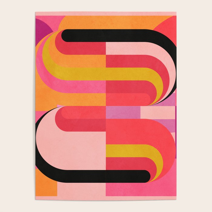 geometric abstract 251 Poster Gallery Image 1
