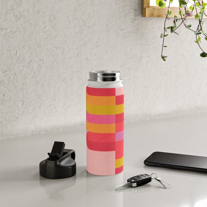 geometric abstract 251 Water Bottle Gallery Image 4