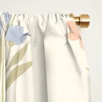 Pastel Wildflower Bouquets Window Curtain Gallery Image 2