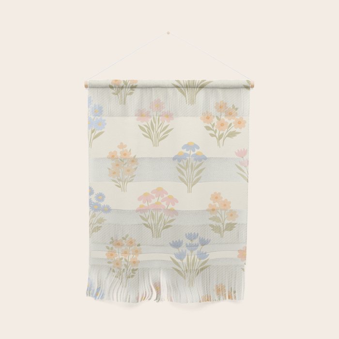 Pastel Wildflower Bouquets Wall Hanging Gallery Image 1