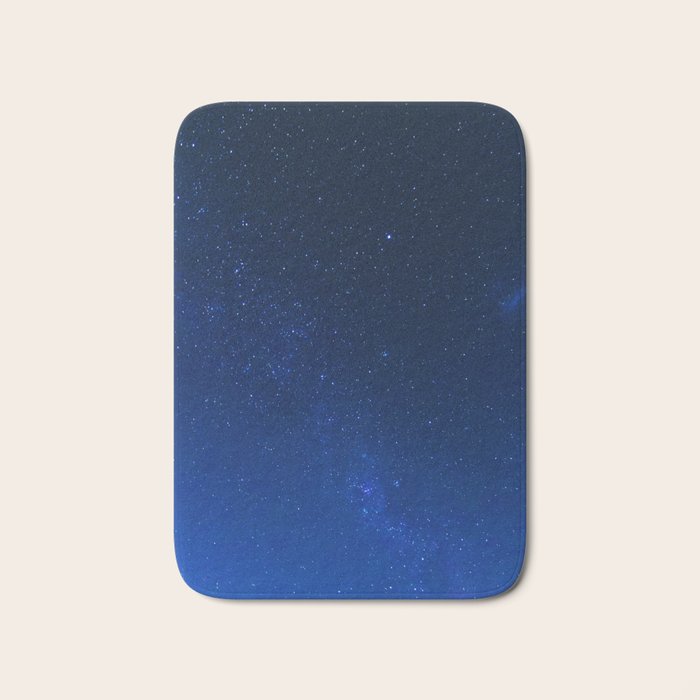 Blue Night Sky (Color) Bath Mat Gallery Image 1