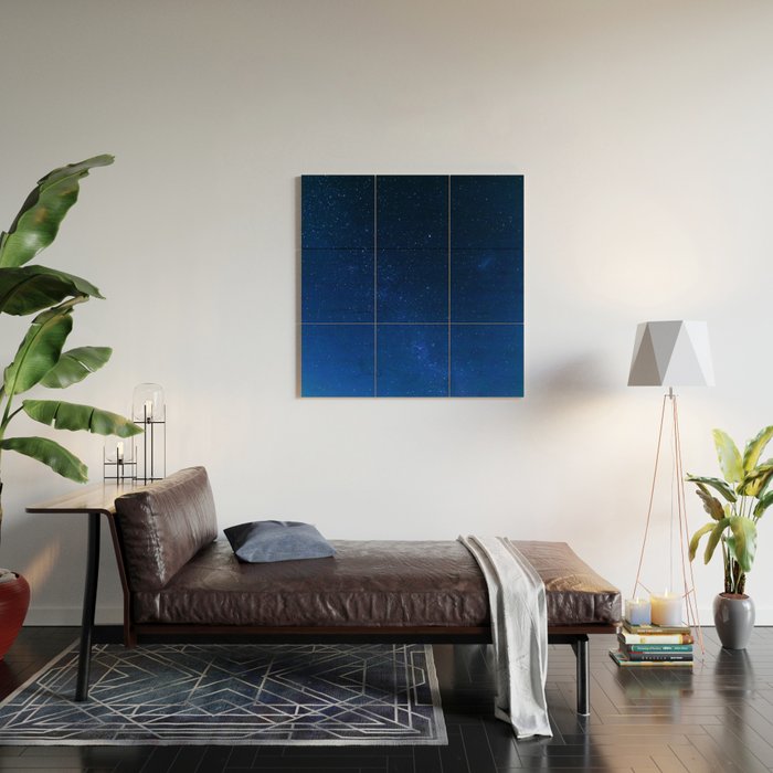 Blue Night Sky (Color) Wood Wall Art Gallery Image 2