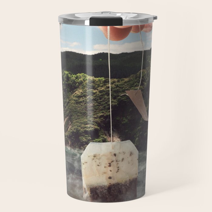 Lake afternoon tea - Teabag Travel Mug Gallery Image 1