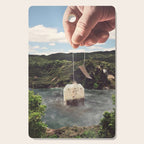 Lake afternoon tea - Teabag Cutting Board Gallery Image 1