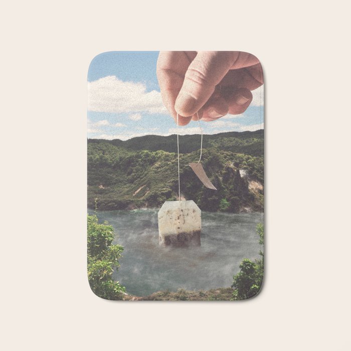 Lake afternoon tea - Teabag Bath Mat Gallery Image 1