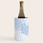 Festive, Winter, Floral Prints, Soft Blue and White Wine Chiller Gallery Image 2