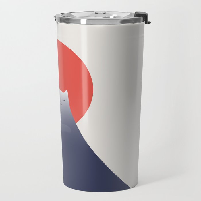 Cat Landscape 98 Travel Mug Gallery Image 2