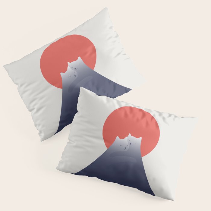 Cat Landscape 98 Pillow Sham Gallery Image 1