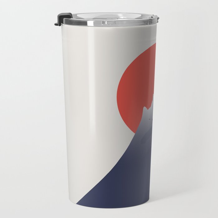 Cat Landscape 98 Travel Mug Gallery Image 3