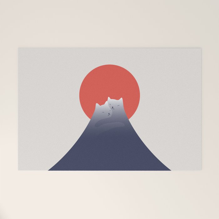 Cat Landscape 98 Welcome Mat Gallery Image 1