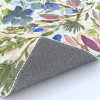 Upside Floral Olive Magenta Rug Gallery Image 4