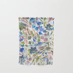 Upside Floral Olive Magenta Wall Hanging Gallery Image 1