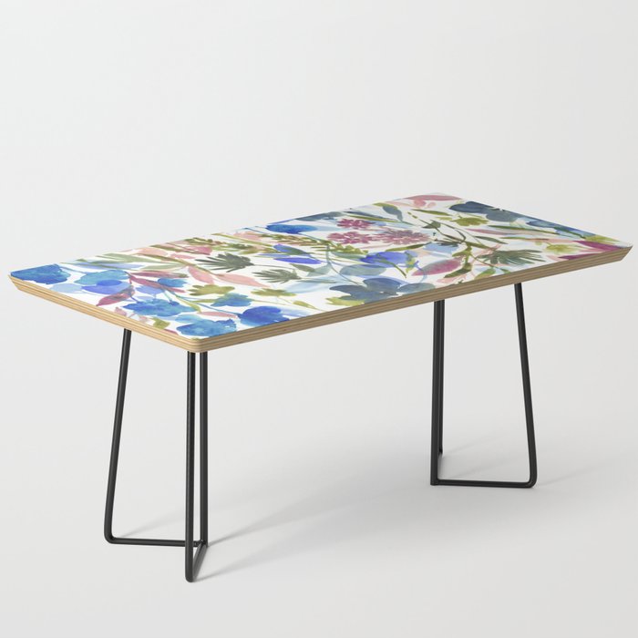 Upside Floral Olive Magenta Coffee Table Gallery Image 1