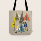 Multicolor Pines Tote Bag Gallery Image 1
