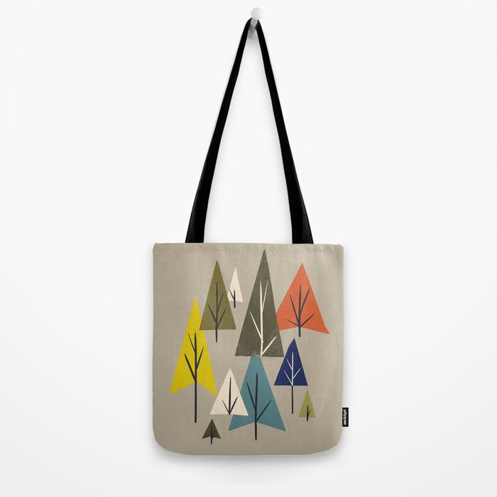 Multicolor Pines Tote Bag Gallery Image 2