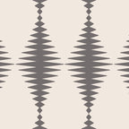 Modern Harlequin Pattern - Gray and Beige Coffee Mug Gallery Image 2