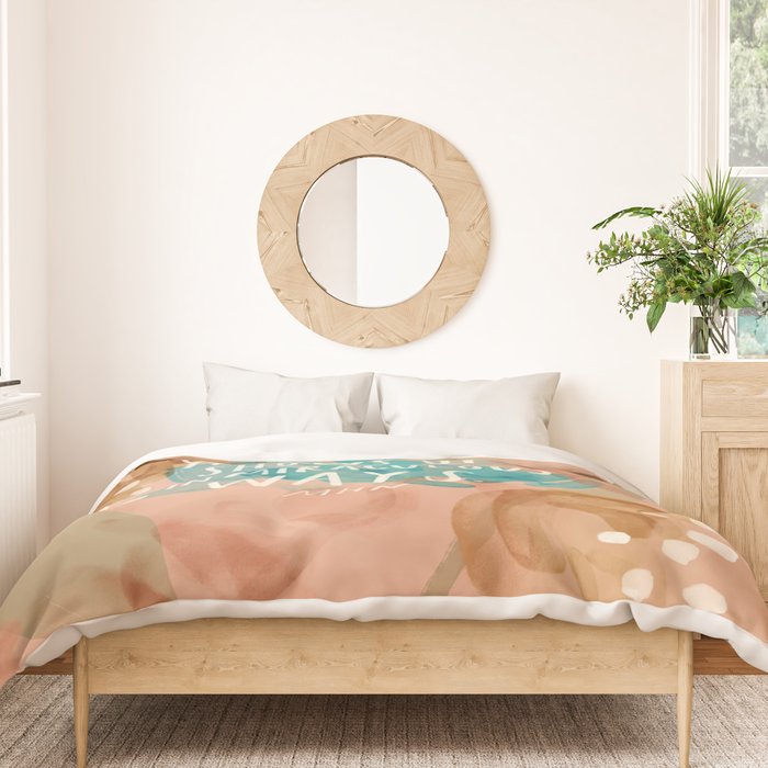 "Day After Day Your Strength Shows Up In Miraculous Ways." Duvet Cover Gallery Image 3