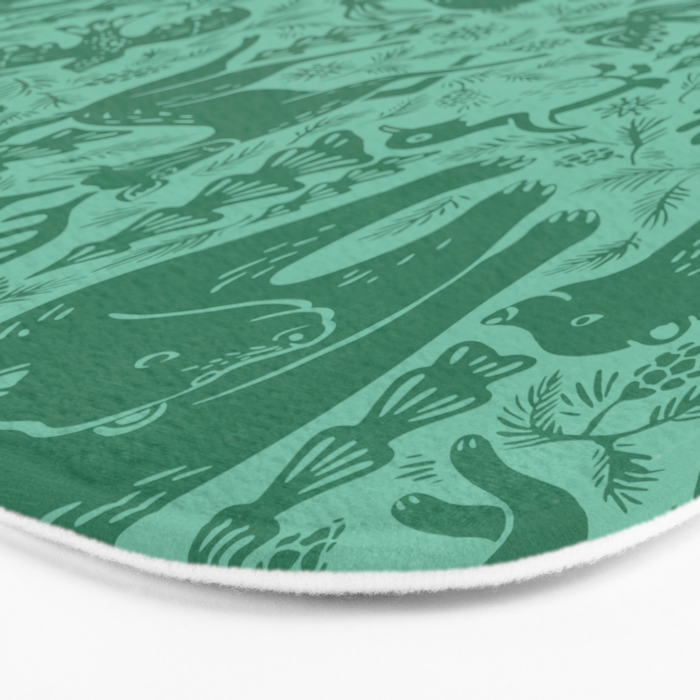 Winter Forest Wonderland Bath Mat Gallery Image 3