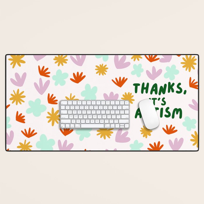 Thanks, It's Autism Desk Mat Gallery Image 1
