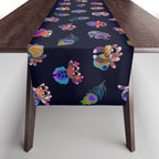 Peacock spider Table Runner Gallery Image 1