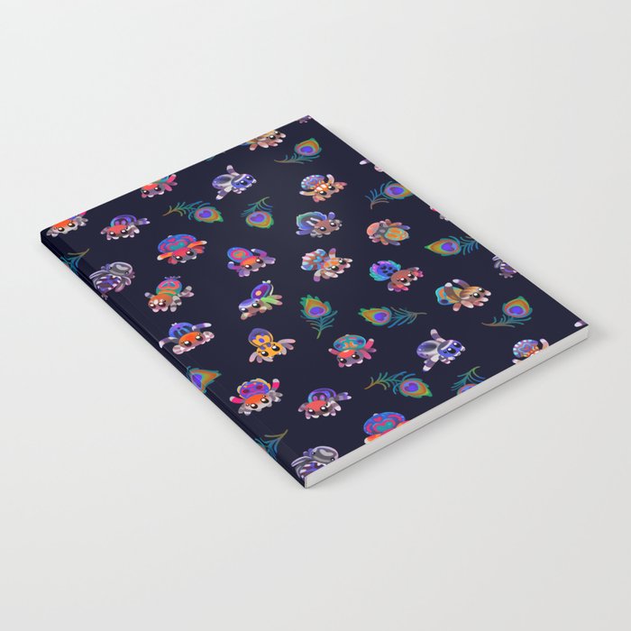 Peacock spider Notebook Gallery Image 1