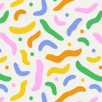 Fun colorful line doodle art pattern Coffee Mug Gallery Image 2