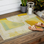 Between The Shapes Outdoor Rug Gallery Image 2