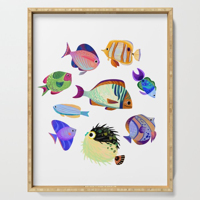 Tropical Fish Serving Tray Gallery Image 1