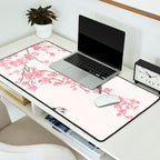 Birds and cherry blossoms Desk Mat Gallery Image 2