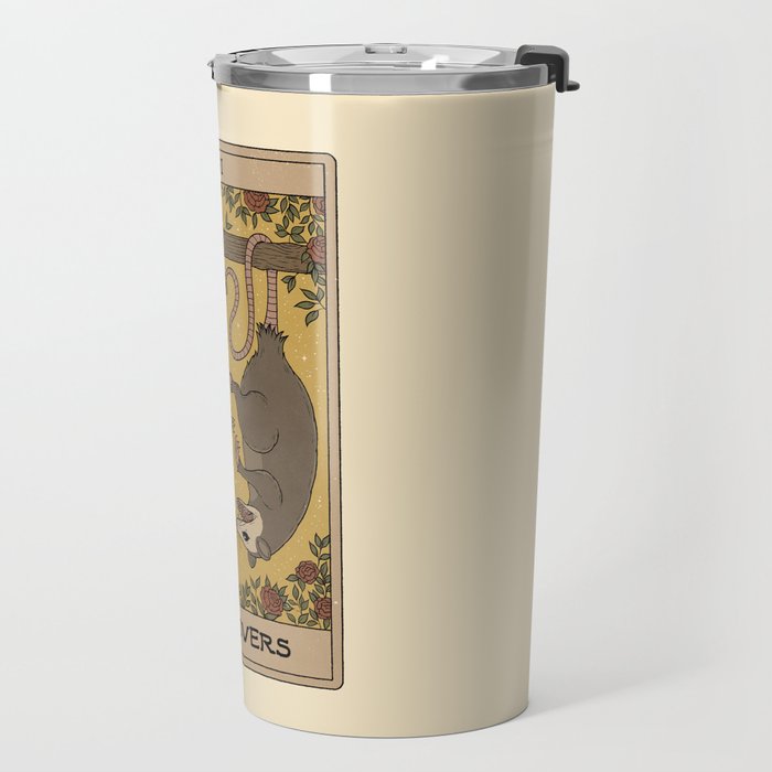 The Lovers - Possum Tarot Travel Mug Gallery Image 2