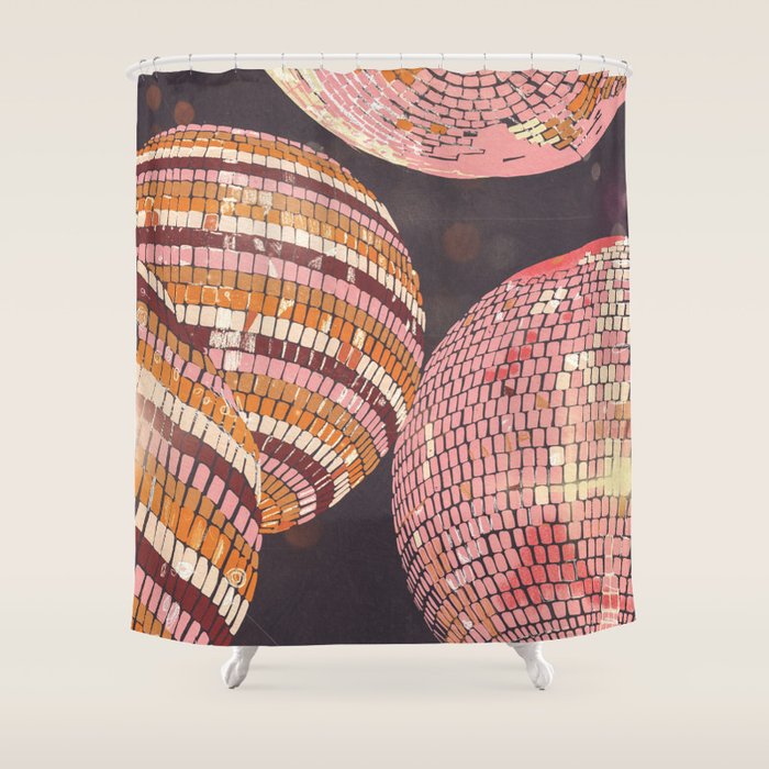 Disco balls Shower Curtain Gallery Image 1