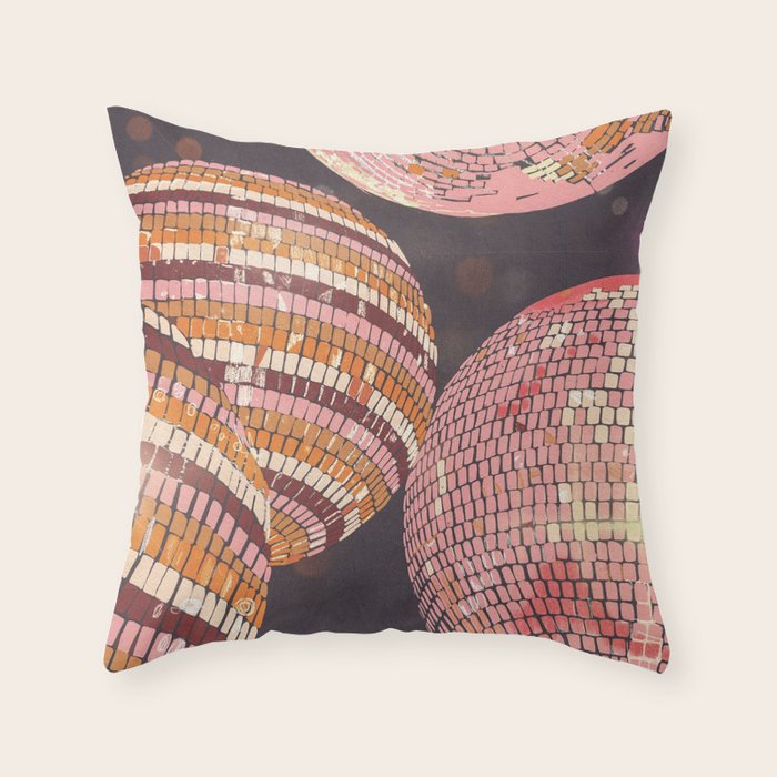 Disco balls Throw Pillow Gallery Image 6