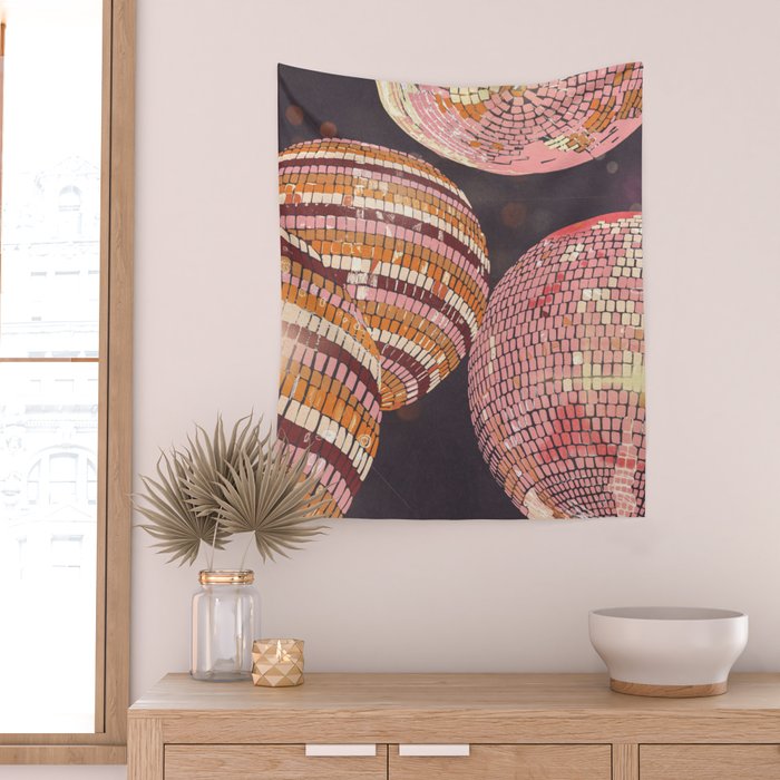Disco balls Wall Tapestry Gallery Image 2