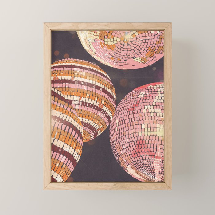 Disco balls Mini Art Print Gallery Image 1