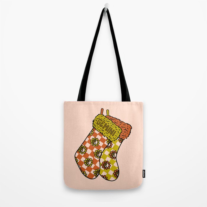 Gemini Stocking Tote Bag Gallery Image 2
