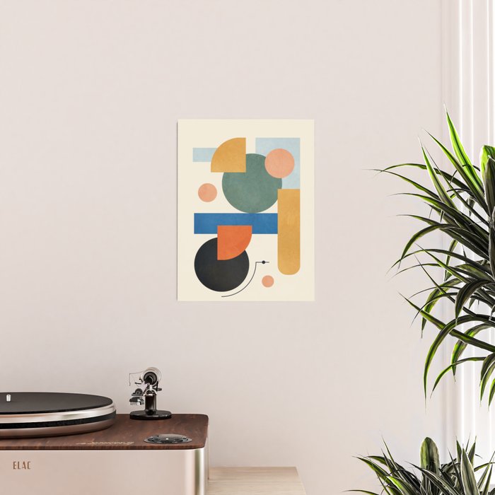 Geometric Color Play 01 Poster Gallery Image 2